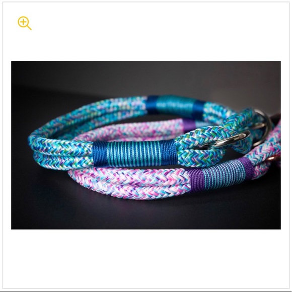 Dog Mermaid Blue My Leash Custom Dog Accessories Collar And Leash Set